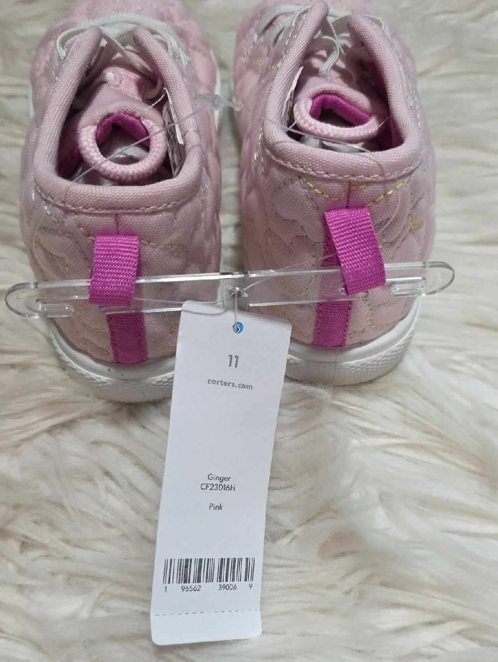 NWT Carter's Ginger Quilted Heart High Top Sneakers- 11